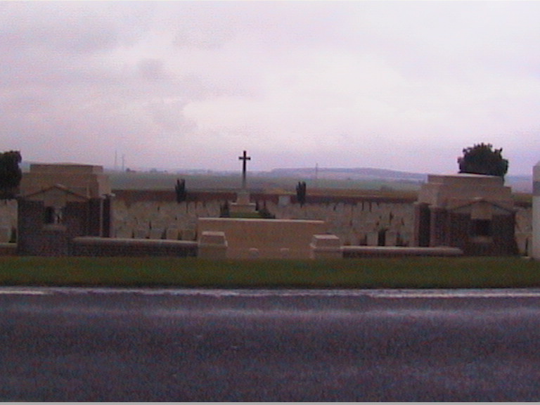 Entrance to the Sailly-Saillsel Cemeterey